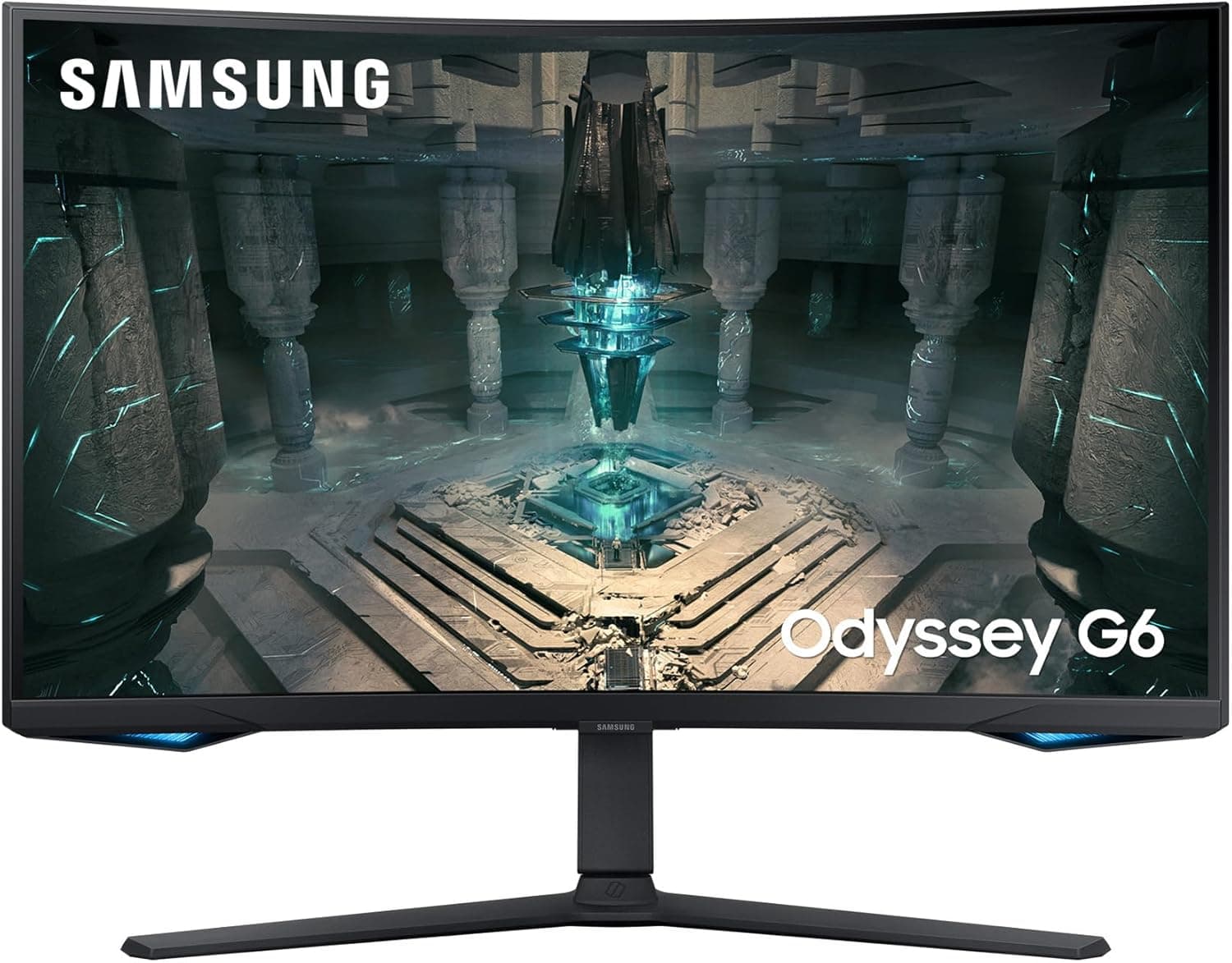 Samsung Odyssey G6 LS32BG652EUXEN | Monitor curvo 32 polegadas QHD 240 Hz 1 ms DisplayHDR 600 FreeSync Premium Pro