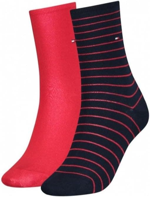 Tommy Hilfiger Meias clássicas (pacote de 2) para mulher