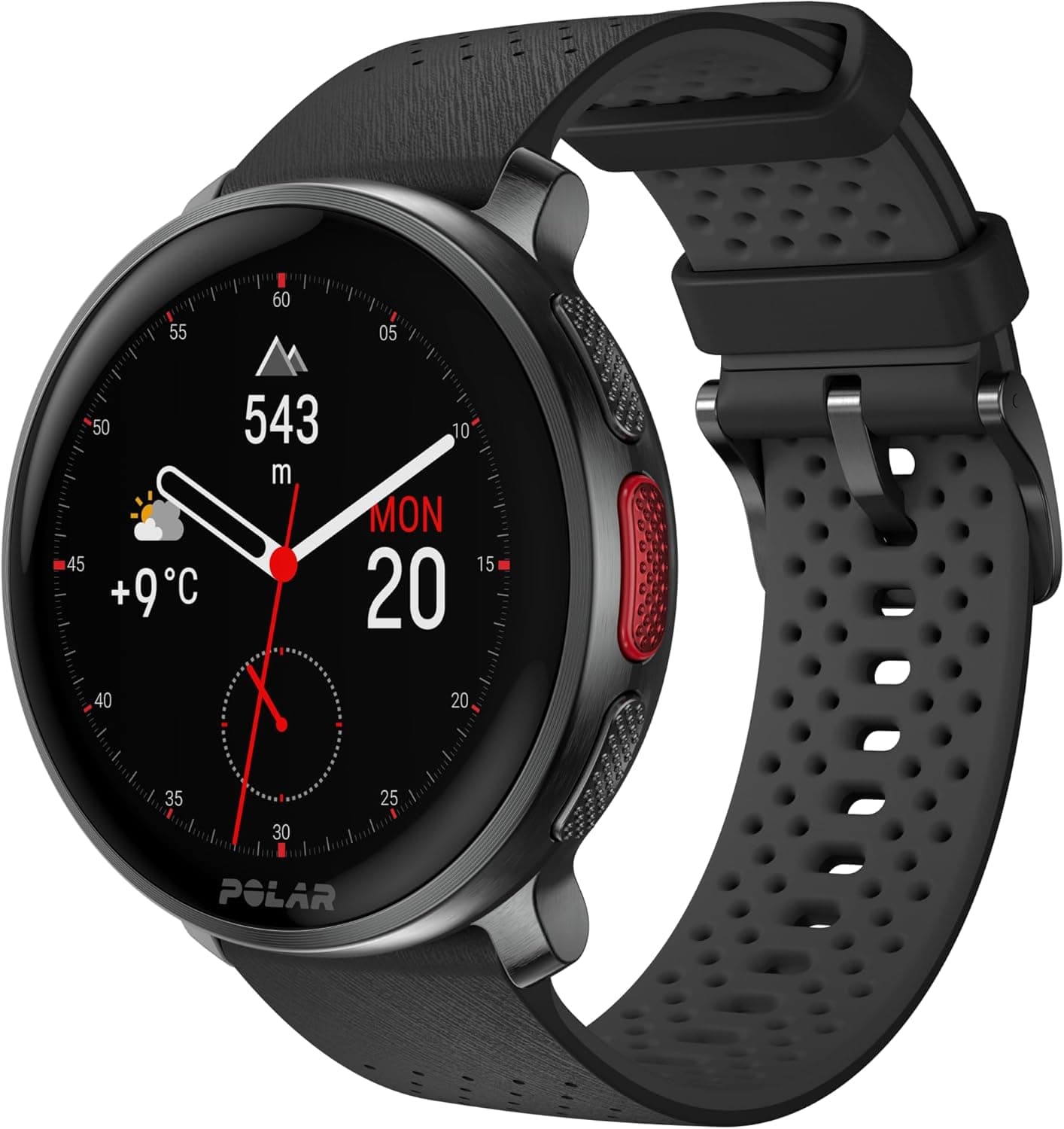 Polar Vantage V3 Relógio esportivo GPS, monitor de frequência cardíaca avançado, vida útil da bateria estendida, smartwatch para homens e mulheres, mapas offline, relógio de corrida, relógio de triatlo