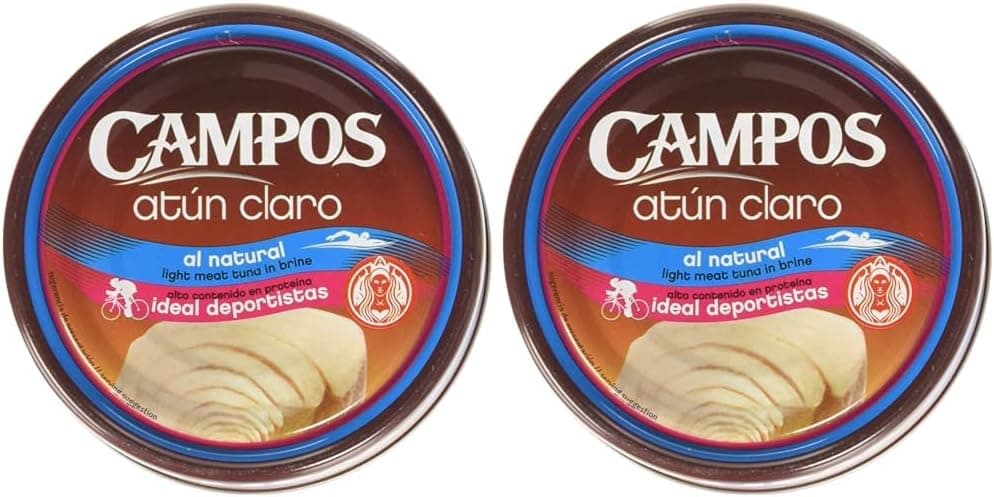 Campos Conservação de atum claro APR ao natural, 160 g x 2