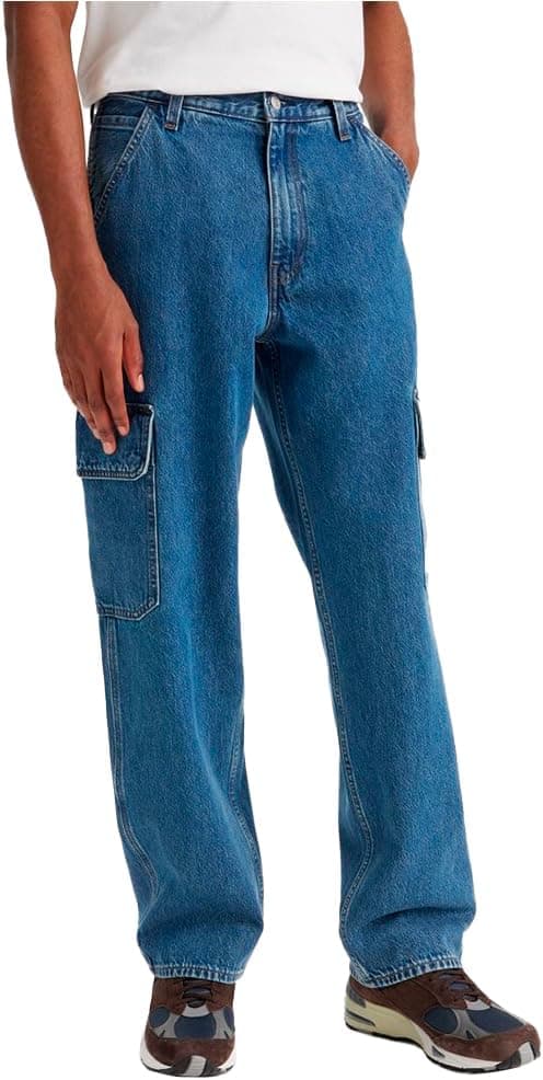 Levi's 568 Loose Strt Cargo calças de ganga para homem
