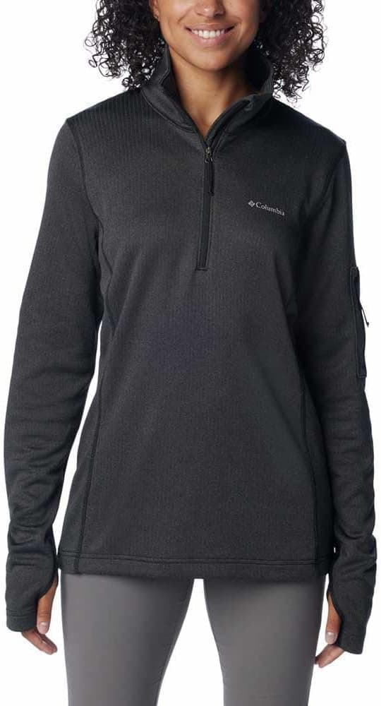 Columbia Half Zip Park View Grid Fleece Camisola desportiva para mulher