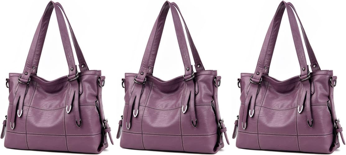 Mujer Bolsos de Mano Casual Bandolera Marca Mediano Totes Antirrobo Hombro Italianos PU Cuero 5369 1 piezas