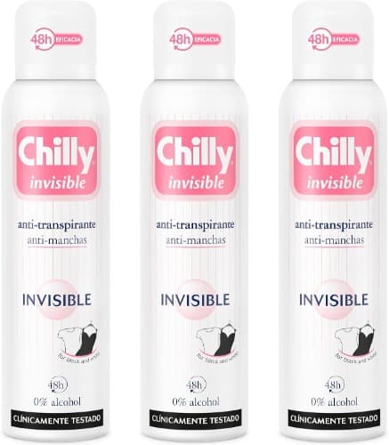 Chilly Desodorante (spray invisível) - 150 ml x 3