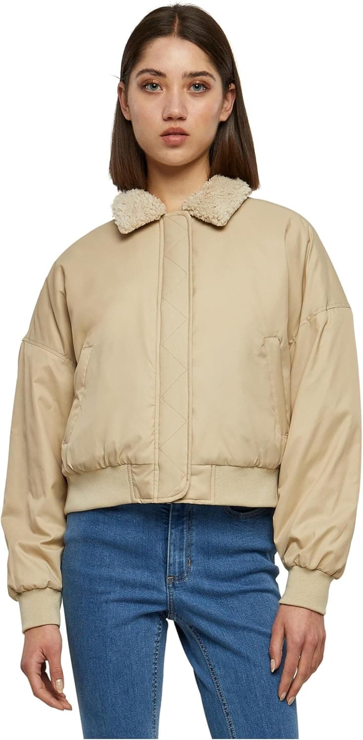 Urban Classics Ladies Pilot Bomber Jacket casaco para mulher