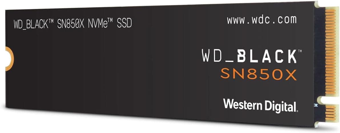 WD_Black SN850X NVME SSD sem dissipador de calor de 2 TB
