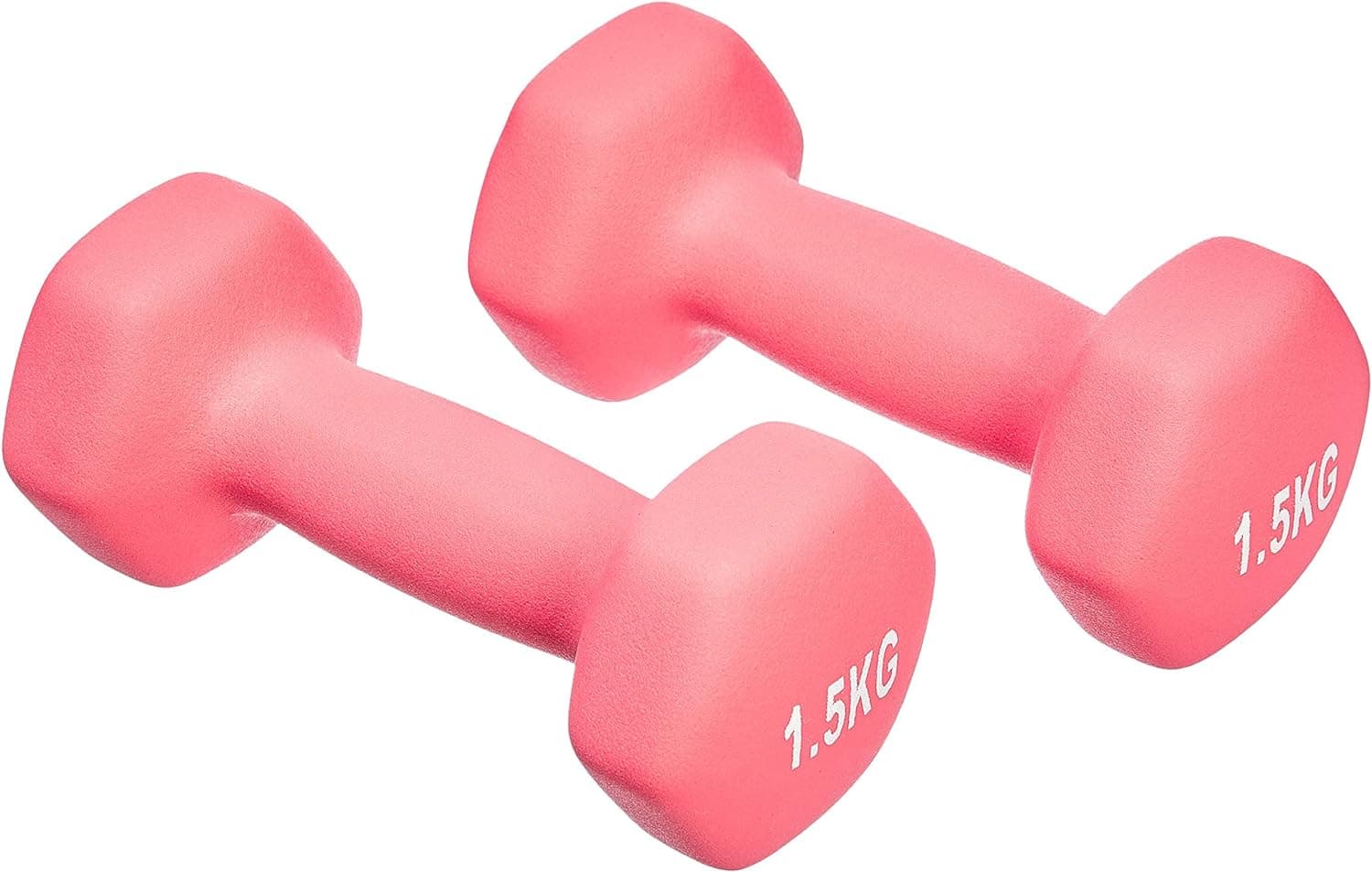 Amazon Basics - Par de halteres de neoprene, 1.5 kg