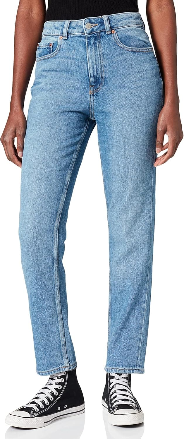 JACK & JONES Calças de ganga slim fit para mulher JXBERLIN Slim HW CCE2004 DNM Noos
