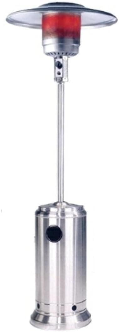 Fogão de gás butano inoxidável para terraço, 3500/10500 W, portátil com rodas; ideal para aquecer espaços exteriores