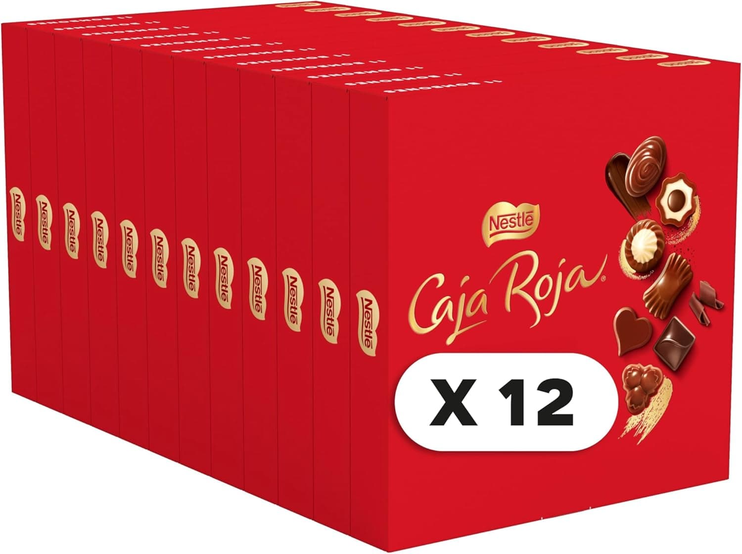 Nestlé Caja Roja Chocolate bombons - estojo de bombons 12 x 100 g