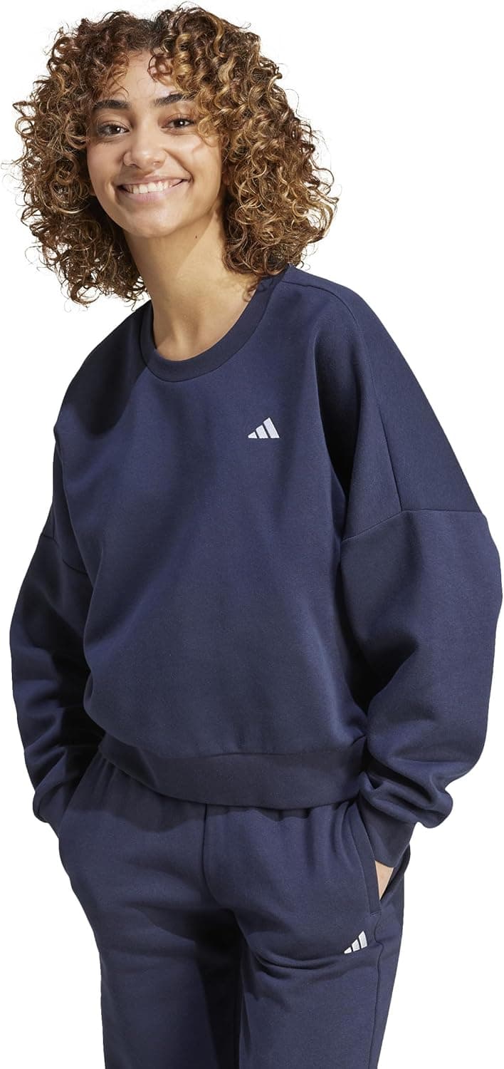 adidas Essentials Small Logo Feel Cozy Sweatshirt camisola de manga comprida para mulher