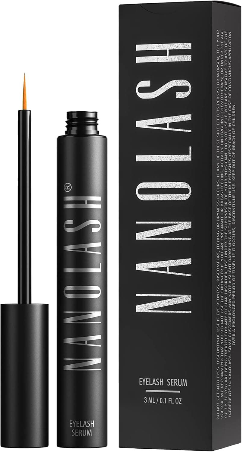 Nanolash Serum para pestanas 3 ml, condicionador e estimulador para pestanas compridas, densas e bonitas em 30 dias!