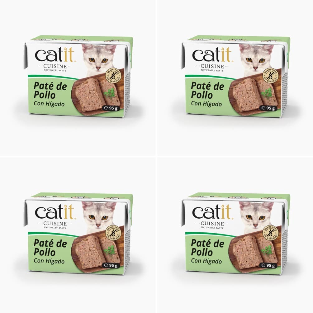 Catit Cuisine, frango com fígado - 95 g (x4)