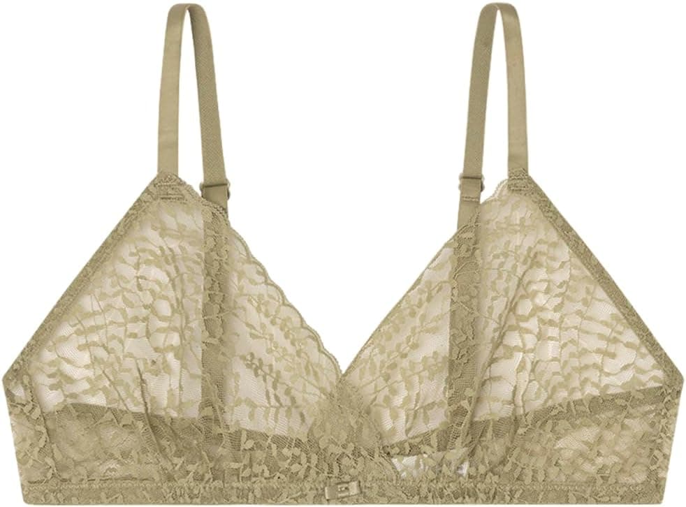 Women'secret Charming Marengo | Soutien-triângulo rendado para mulher