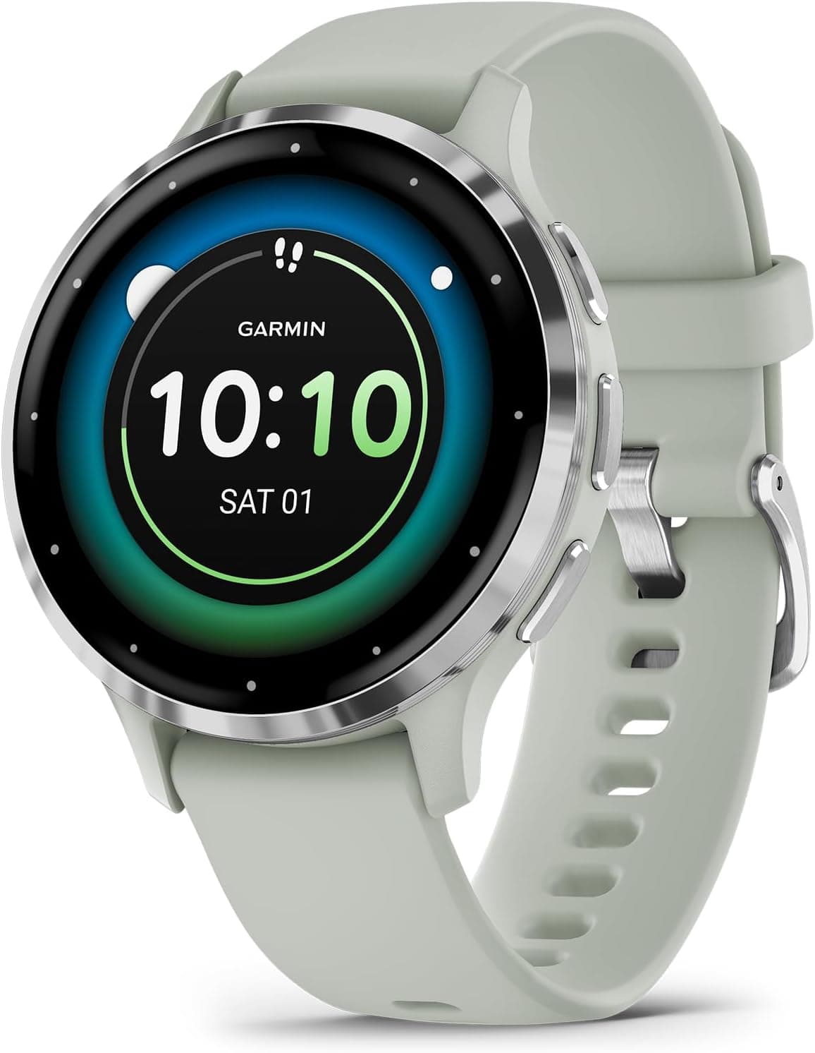 Garmin Venu 3S, Smartwatch Premium com GPS, AMOLED, funções avançadas de saúde e forma física, mais de 30 aplicações desportivas, 10 dias de autonomia, verde