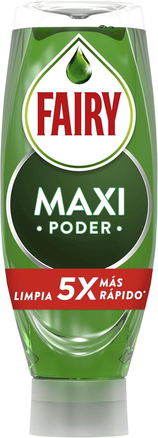 Fairy Maxi Poder líquido máquina de lavar louça 730 ml, limpeza fácil e sem esforço, mesmo nas panelas e frigideiras mais gordurosas