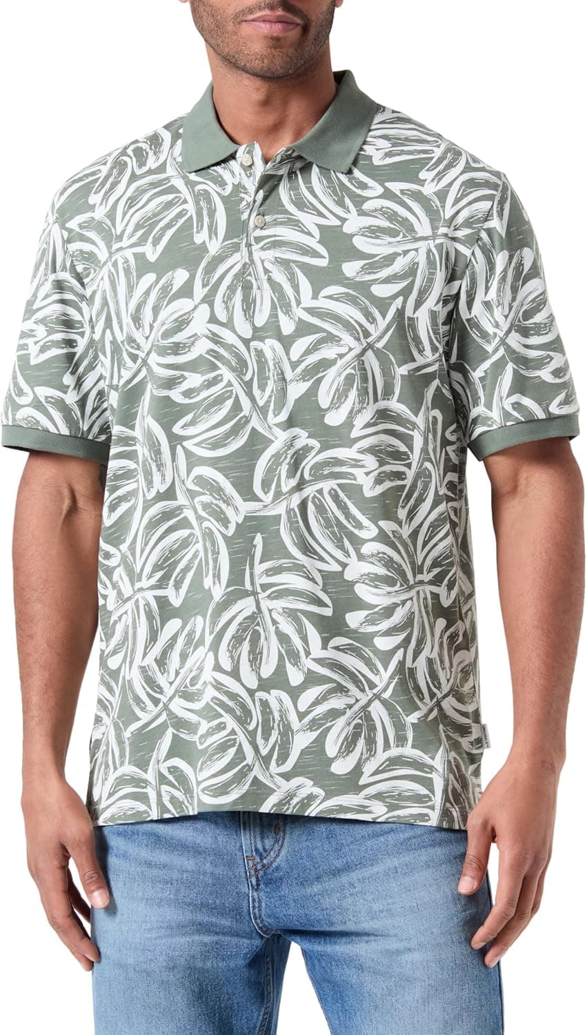 JACK & JONES Polo Jorlafayette AOP SS para homem