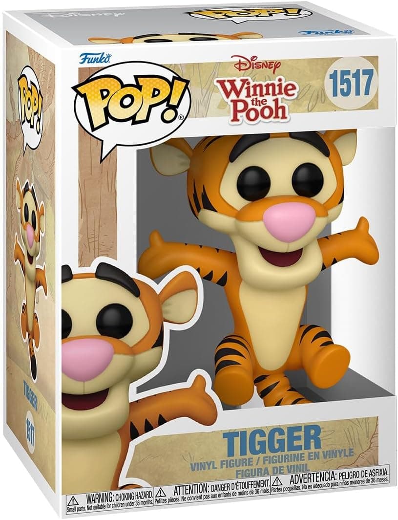 Funko Pop! Disney: WTP - Tigger - Winnie The Pooh - Figura de vinil colecionável - ideia de presente- Mercadoria oficial - Brinquedos para crianças e adultos - Fãs de TV - boneco para colecionadores