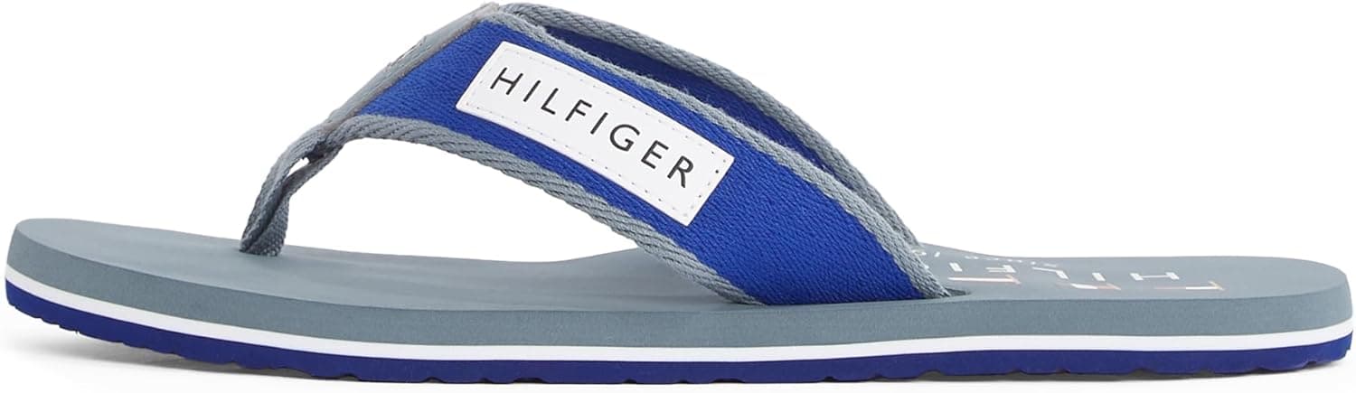 Tommy Hilfiger Patch Hilfiger Beach Sandal | Chinelos de praia para homem