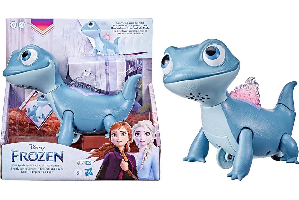 Disney Frozen 2 Fire Spirit brinquedo amigo, salamandra, bruni brinquedo, brinquedos para crianças de 3 anos, multicoloridos, F15585L1