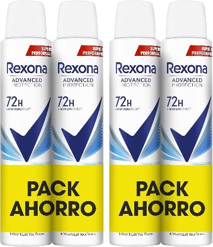 Rexona Advance Protection Cotton Dry | Desodorizante em spray para mulher 72h 2 x 200 ml