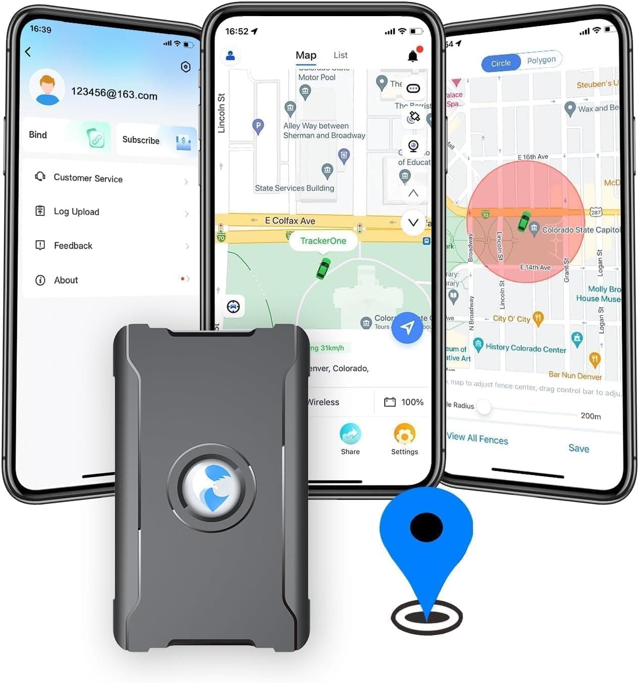 Rastreador GPS para veículos, automóveis, crianças, cães, motocicletas, bateria recarregável 6000 mAh, cerca geográfica, antirroubo