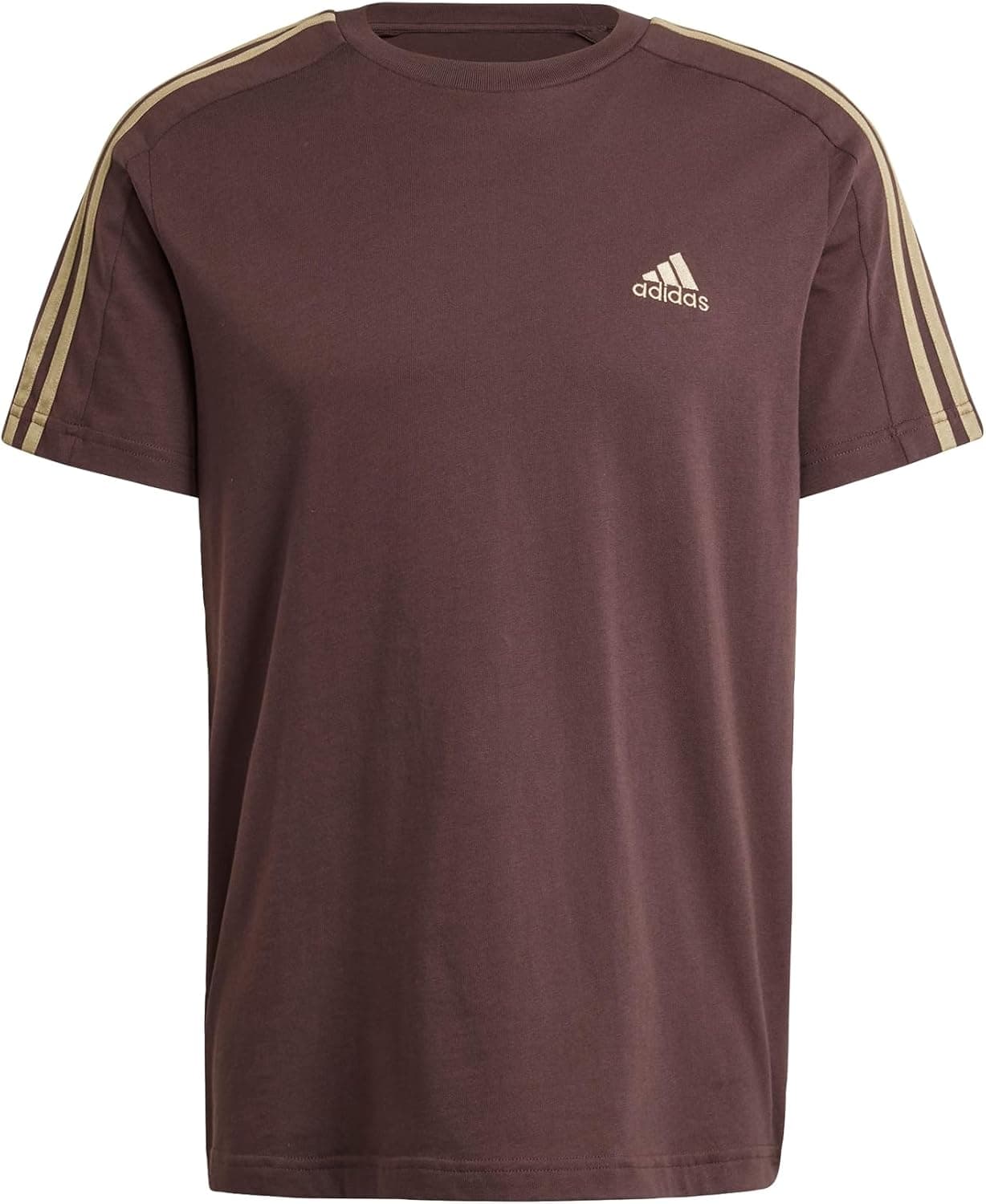 adidas Essentials Single Jersey 3-Stripes T-shirt de manga curta para homem