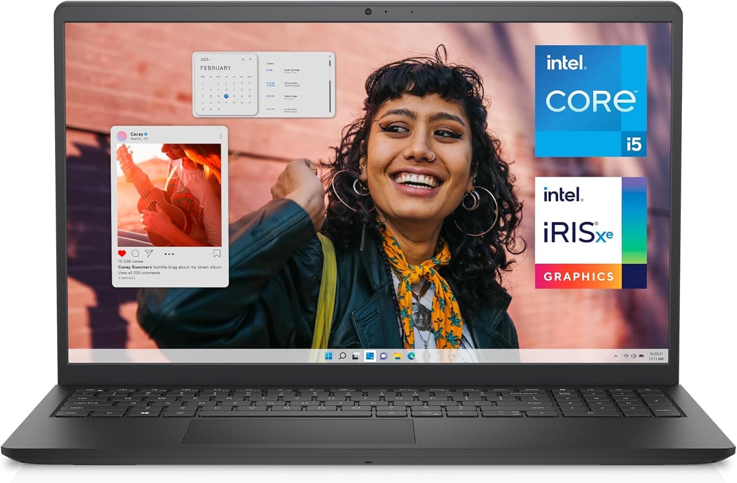 Dell Inspiron 15 3530 Computador portátil FHD 120 Hz, Intel Core i5-1334U, íris Xe Graphics, 16 GB RAM DDR4, 512 GB SSD, Windows 11 Home, teclado QWERTY espanhol preto