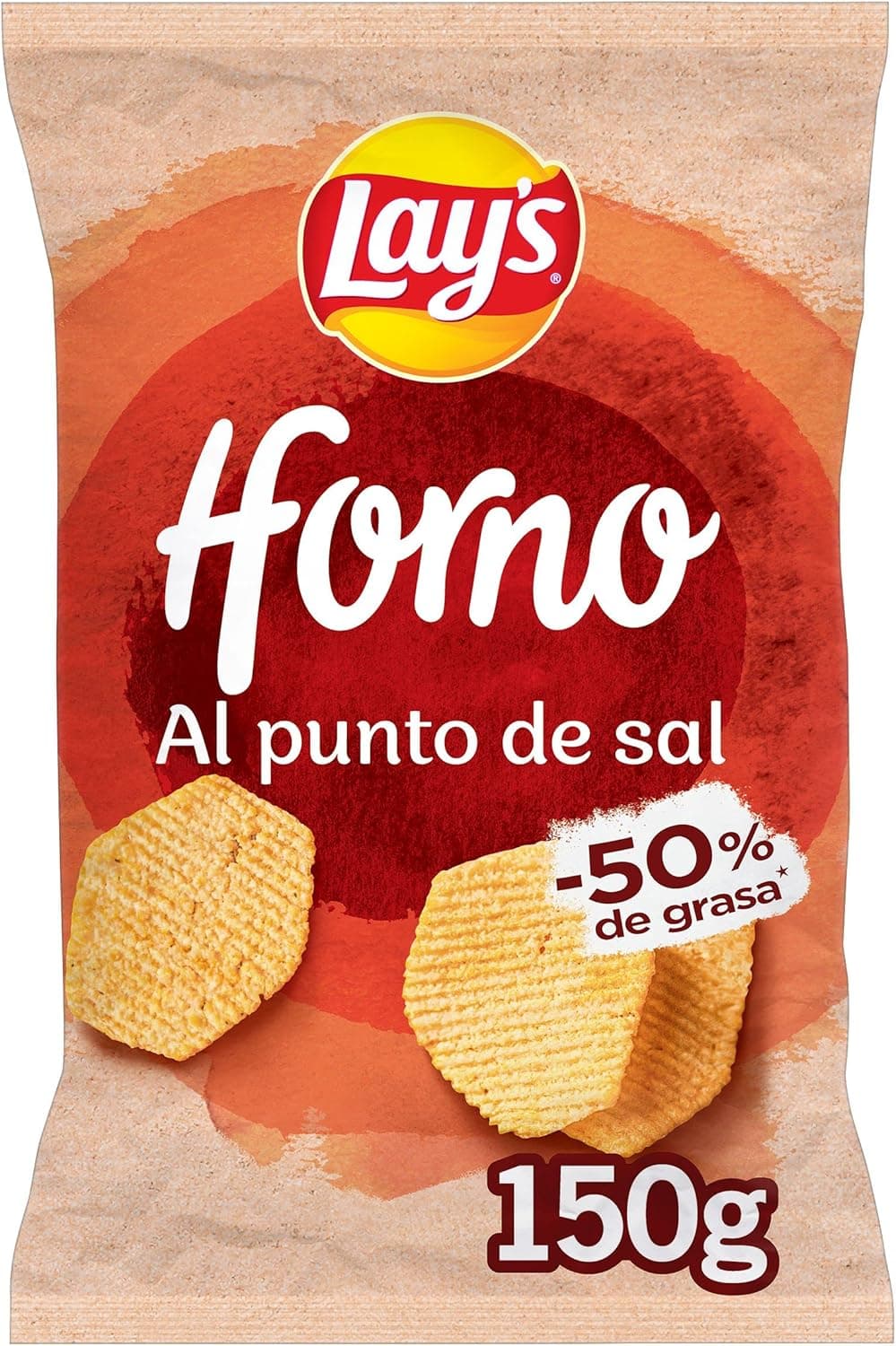 Lay's Oven | Batatas crocantes assadas com menos gordura, 150 g