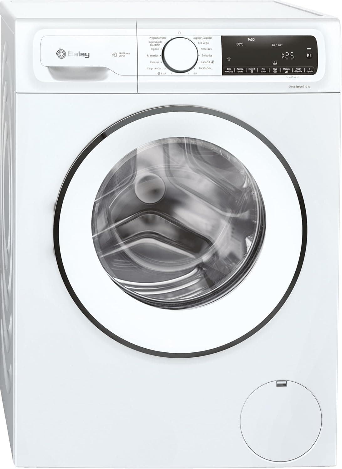 Balay Máquina de lavar roupa, carregamento frontal, instalação gratuita, 60 cm, 10 kg, extra silencioso, display LED, branco, 3TS3106B