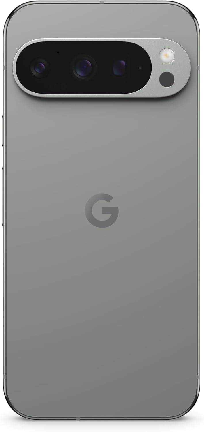 Google Pixel 9 Pro Smartphone Android desbloqueado com Gemini, sistema de câmara traseira tripla, bateria com autonomia de 24 horas e ecrã super atual de 6,3", verde líquen, 256 GB