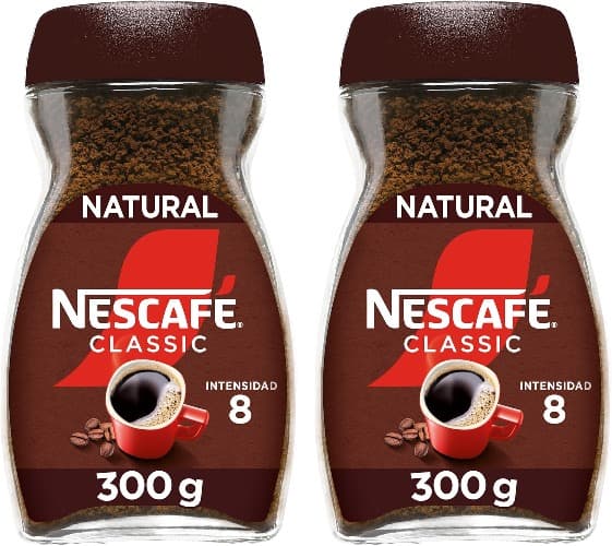 NESCAFÉ CLASSIC Café solúvel natural frasco 300 g x2