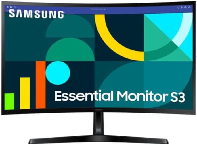 Monitor de PC - SAMSUNG - S27D366GAU - 27" FHD 1800R - Painel VA - 100 Hz - 4 ms - 1 HDMI - inclinável - preto