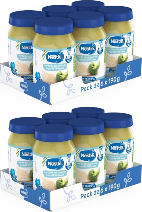 NESTLE Legumes com peixe 6 x 190 g