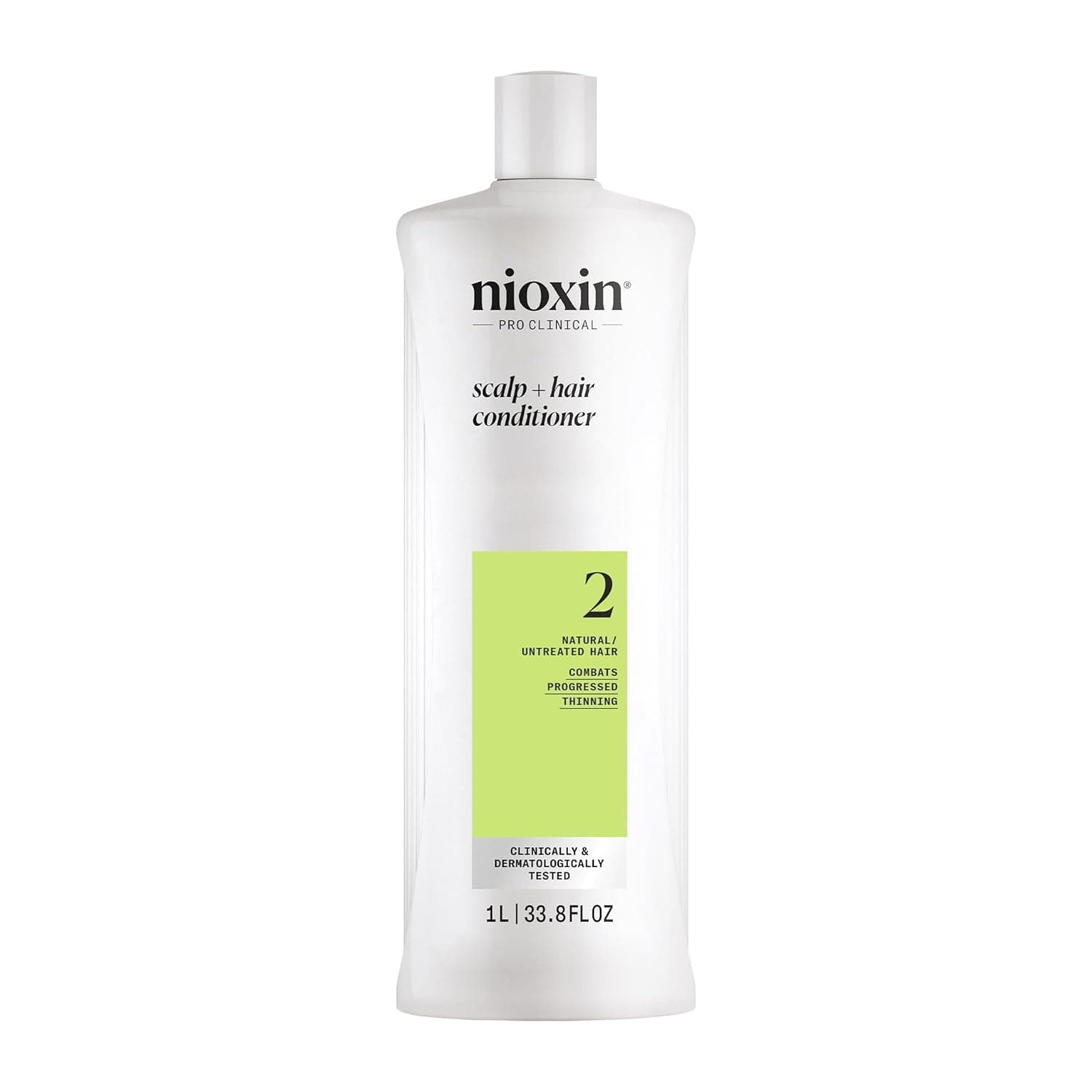 Nioxin System 2 - Condicionador para Cabelo e Couro Cabeludo - Cabelo Natural com Afinamento Avançado