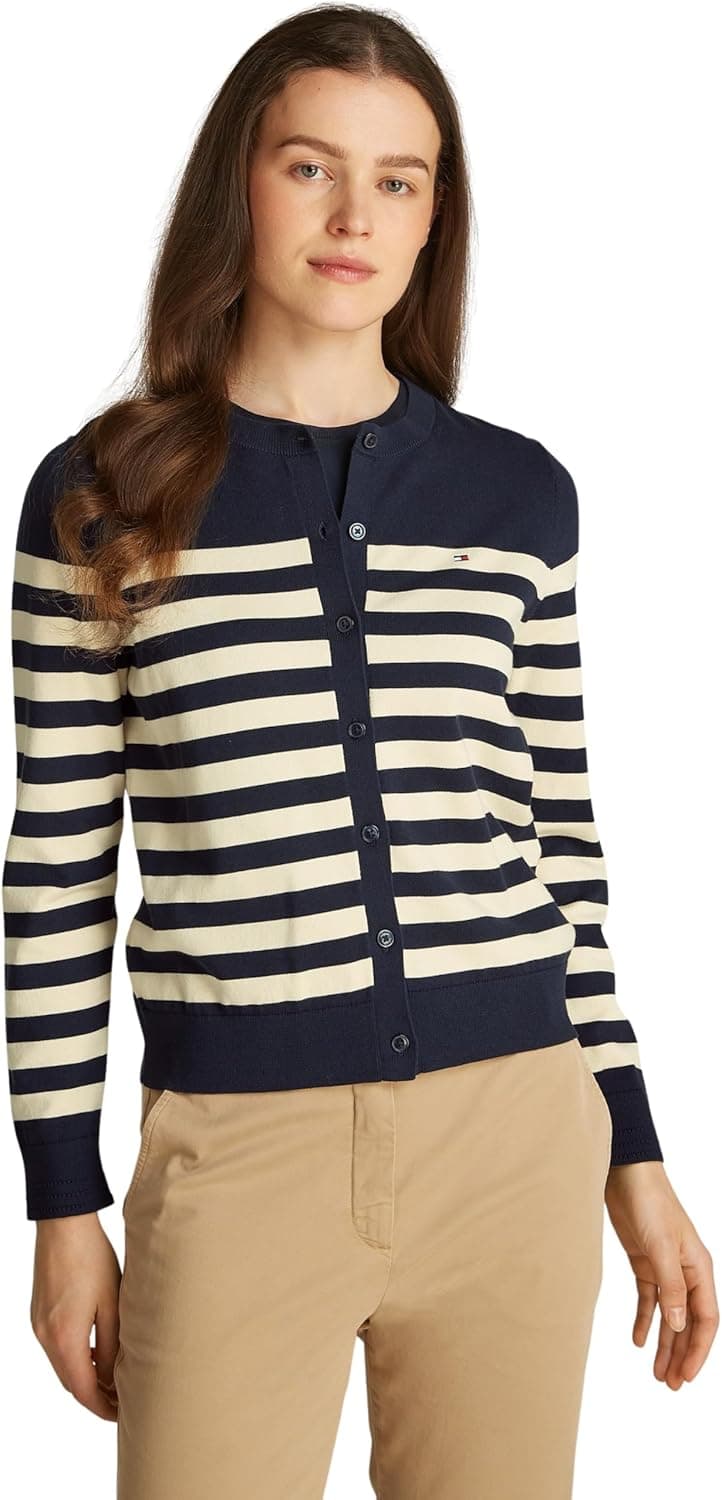 Tommy Hilfiger Cardigã Jersey Stitch cardigan elegante