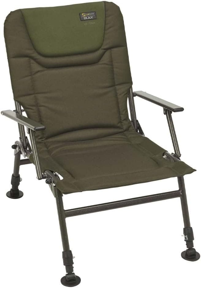 CARP SPIRIT Blax Chair Low With Arms | Cadeira dobrável baixa com braços para pesca e campismo