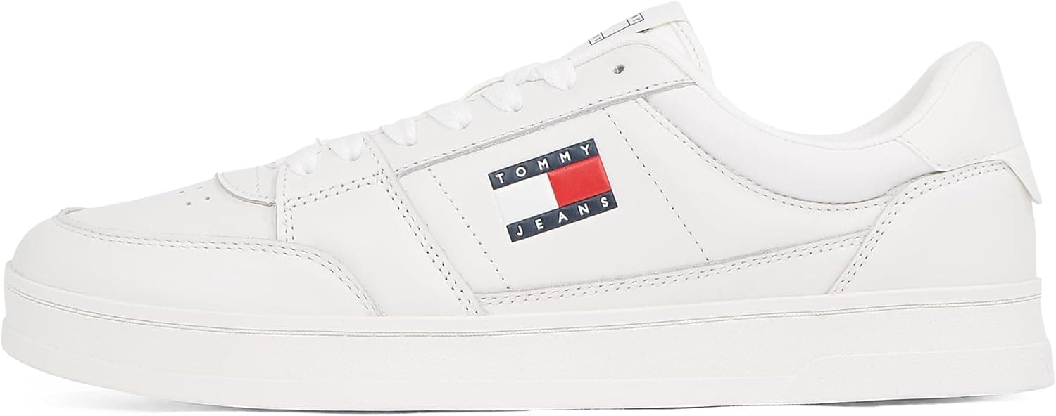 Tommy Jeans Sneaker Cupsole homem The Greenwich New de pele