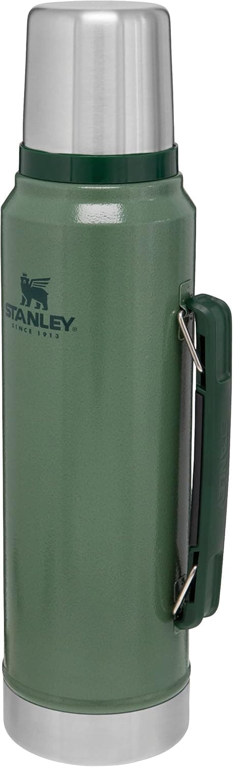 Stanley Classic Legendary | Garrafa térmica em aço inoxidável 1 L para bebidas frias ou quentes