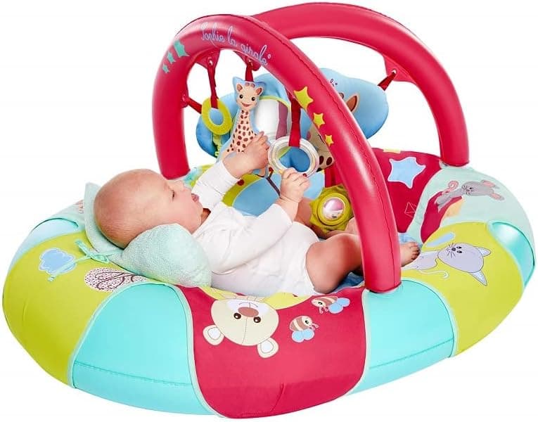 Sophie la girafe Cocoon'aire | Tapete de atividades multicolorido para crianças