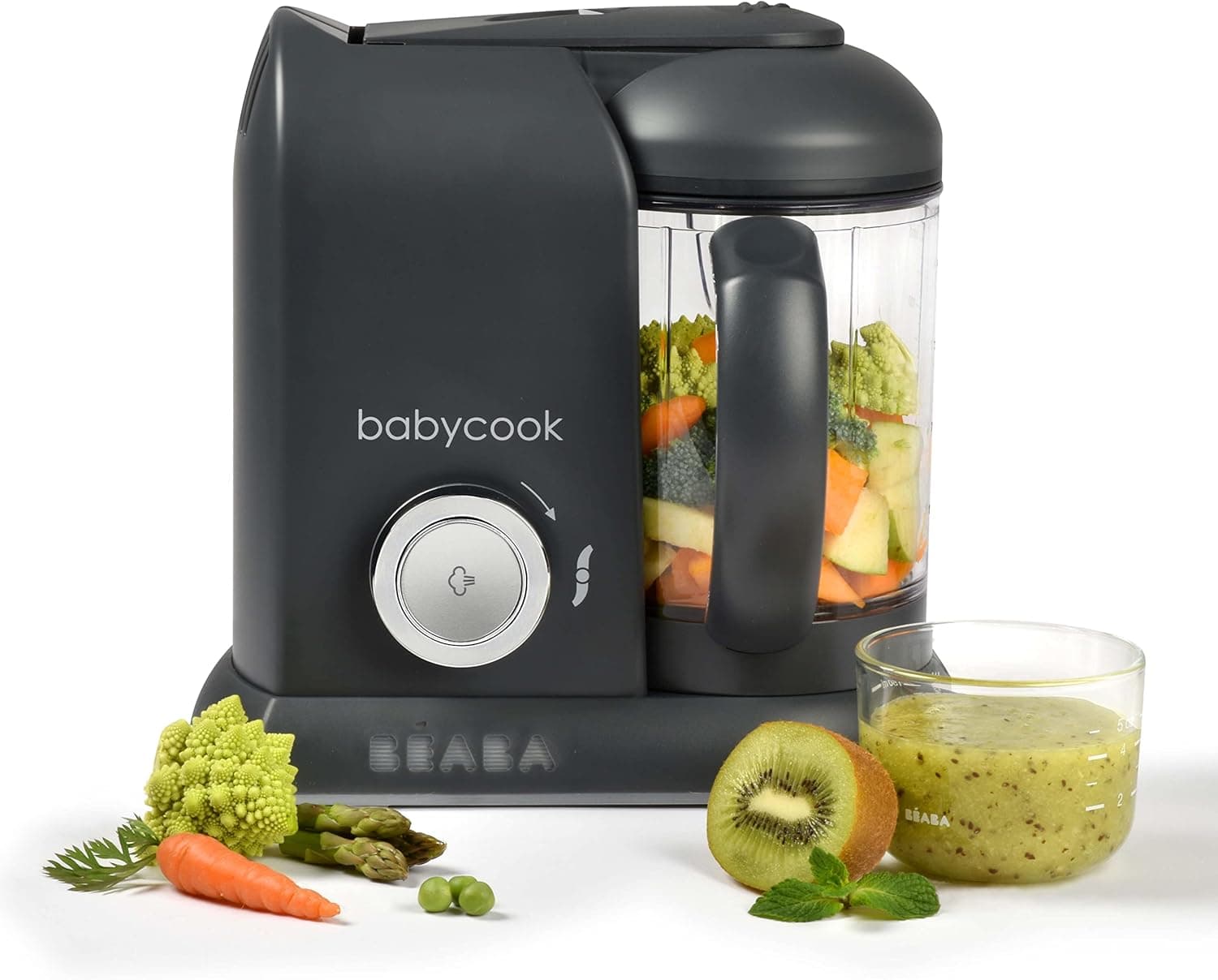 Béaba Babycook Solo | Robot de cozinha 4 em 1 para preparar refeições caseiras a vapor para bebés