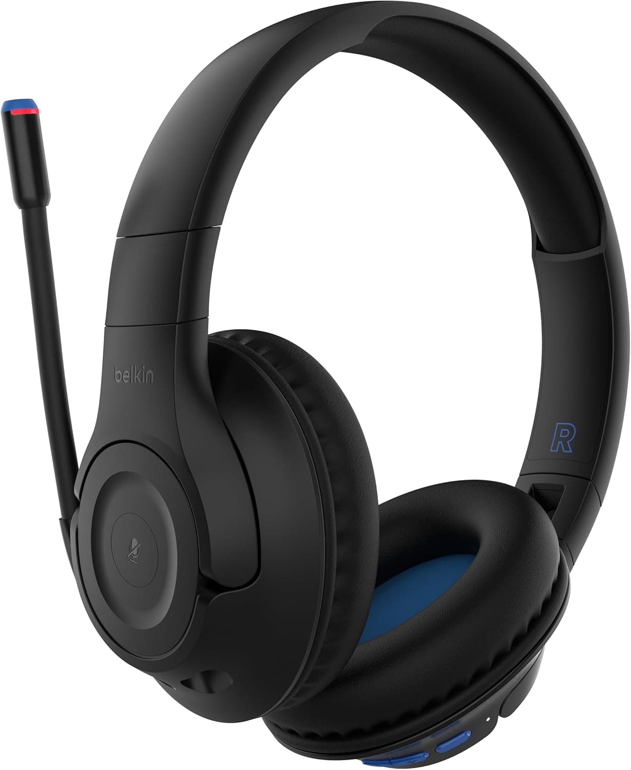 Belkin Auriculares sem fios Bluetooth com microfone para crianças SoundForm Inspire, capacetes on-Ear