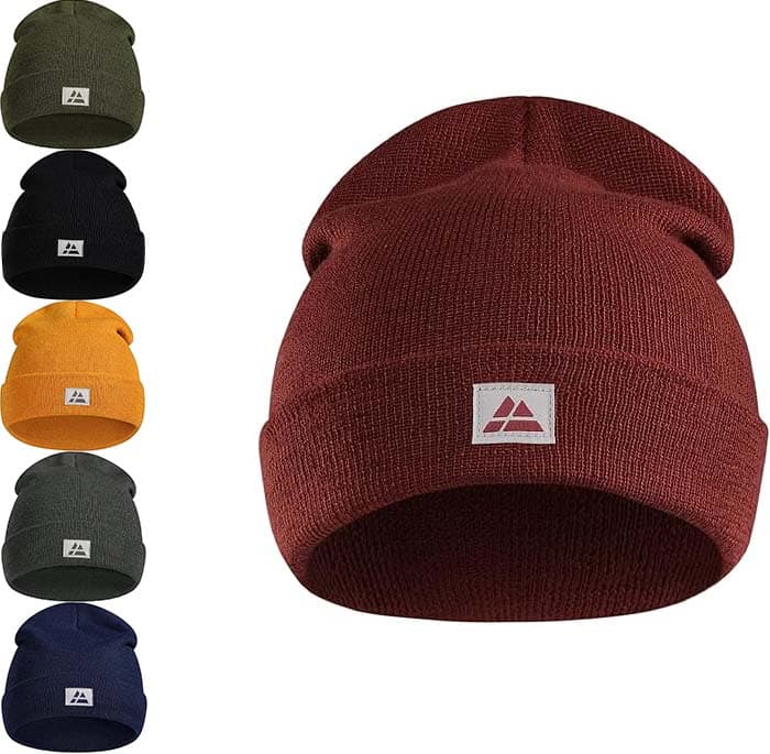 DANISH ENDURANCE Gorro de malha unissexo para adulto, macio e elástico, materiais reciclados