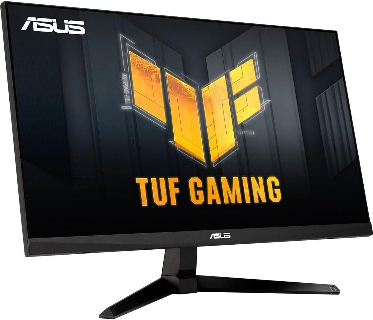 ASUS TUF Gaming VG246H1A Monitor de jogos Full HD de 23,8 polegadas (1920 x 1080), IPS, 100 Hz, 0,5 ms MPRT, Extreme Low Motion Blur, FreeSync, DisplayWidget Lite