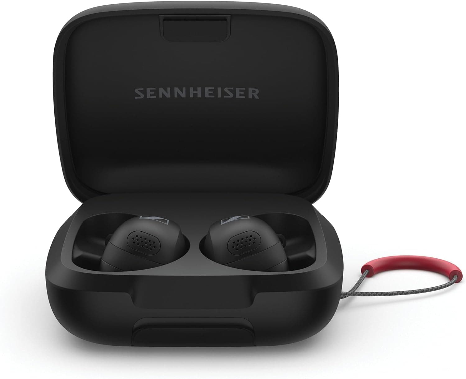 Sennheiser Momentum Sport Auriculares com ajuste de som desportivo e ANC adaptativo, ajuste seguro, 24 horas de duração da bateria - preto