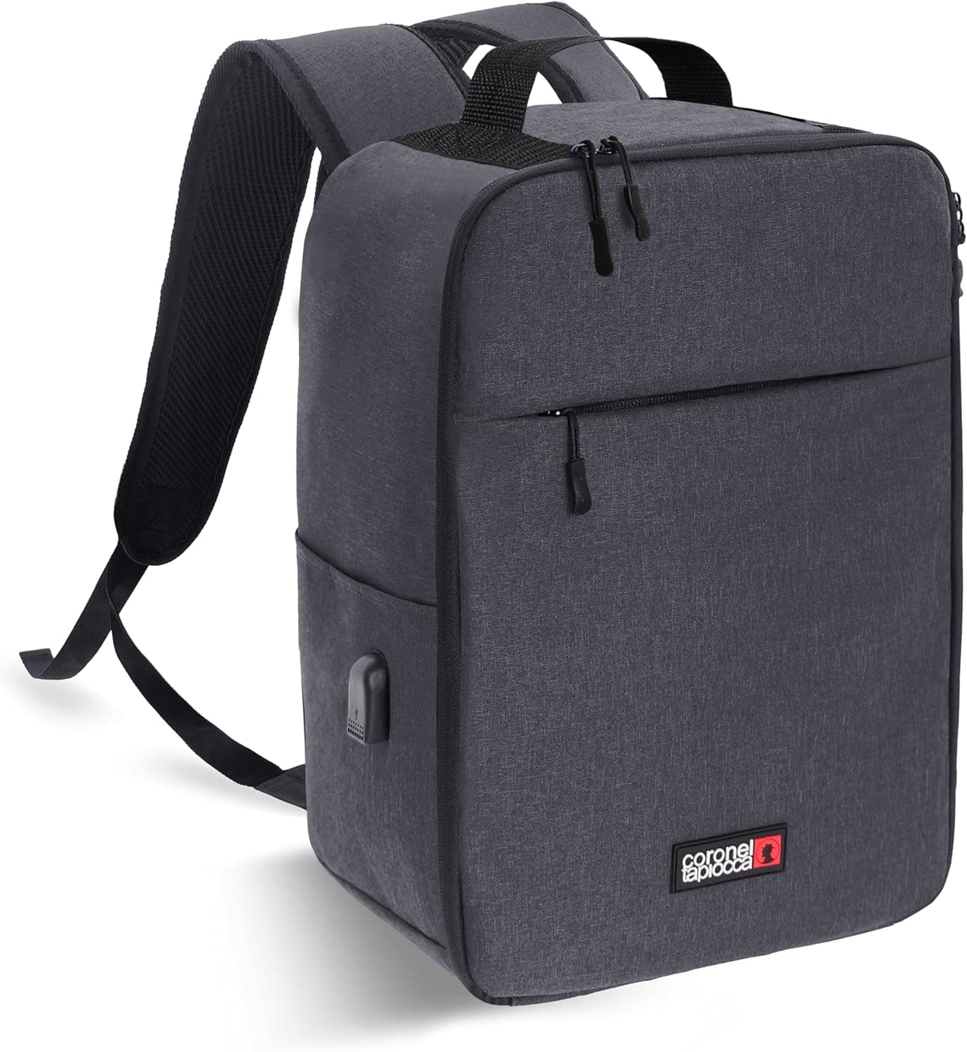 Coronel Tapioca - Mochila de viagem para cabine de avião, 40 x 20 x 25 cm