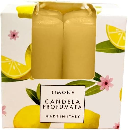 Cereria di Giorgio Pocket Season | Conjunto de 4 velas perfumadas primavera/verão aroma a limão