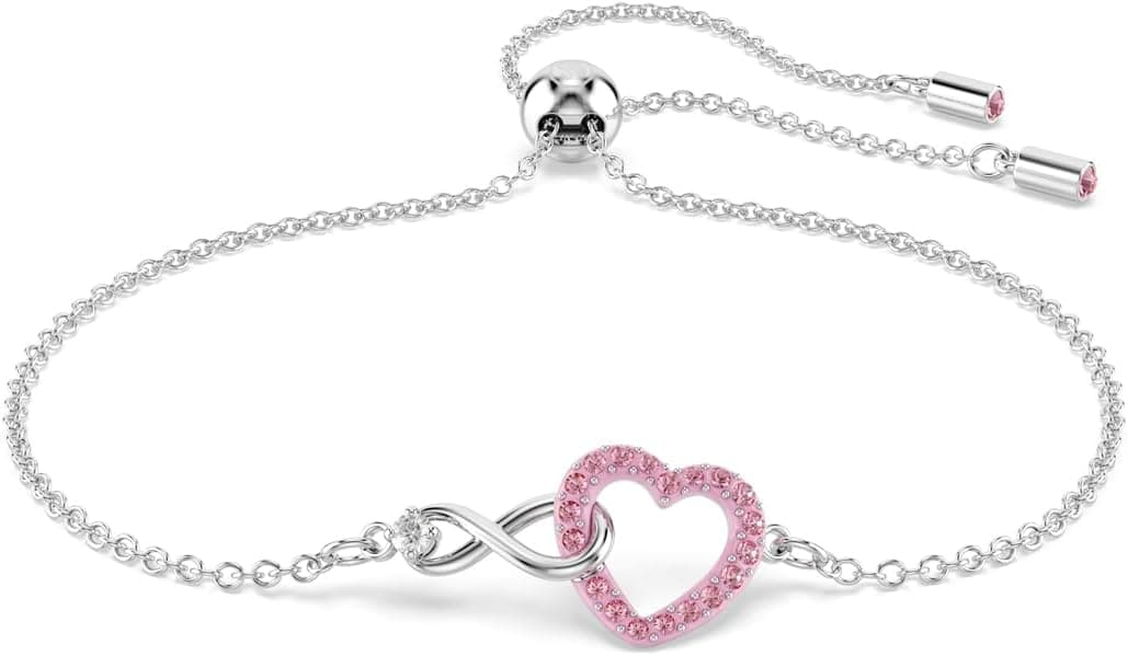 Swarovski Hyperbola pulseira rosa para mulher 