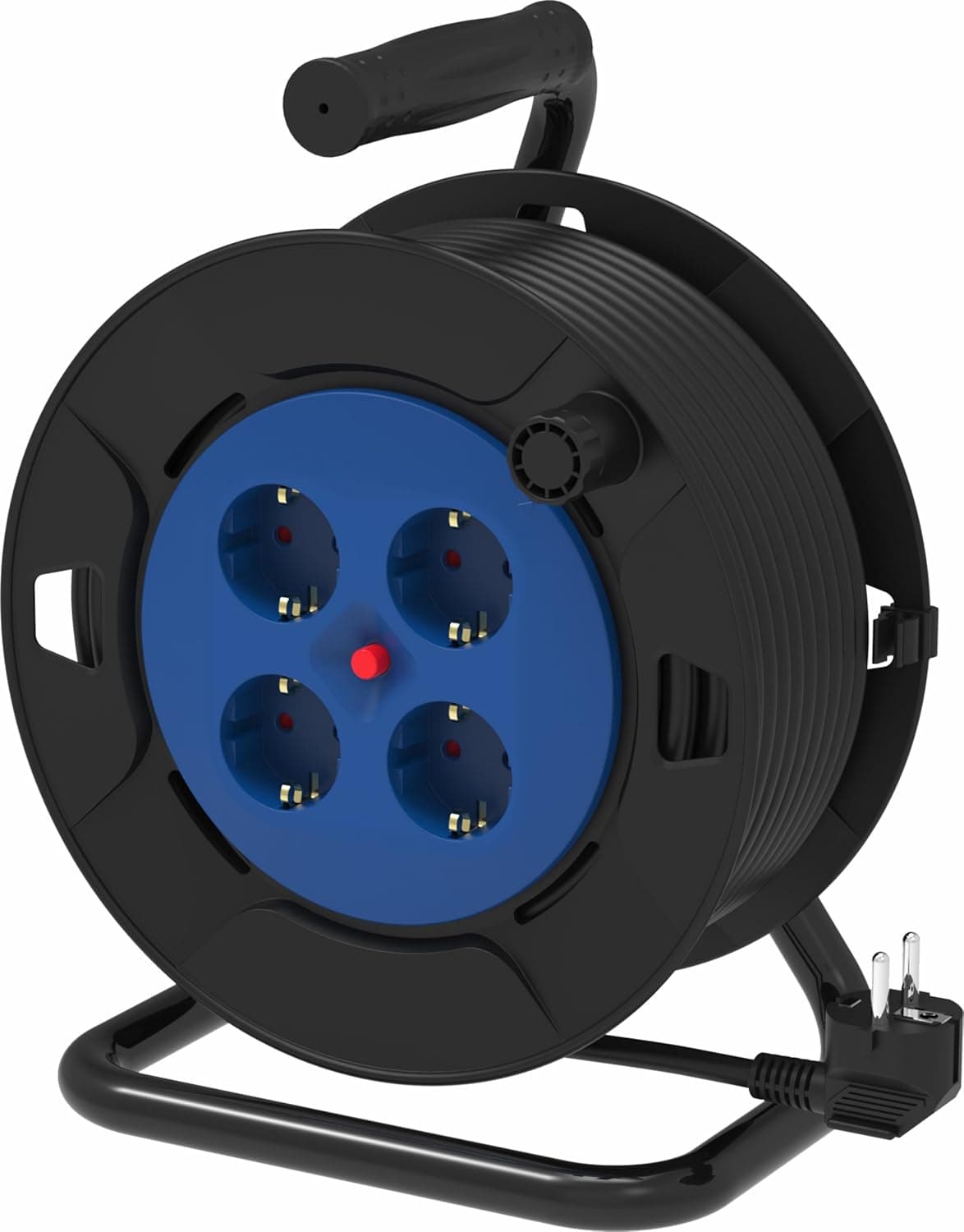 Silver Electronics - Enrolador de cabos multitomadas 4 tomadas 25 m