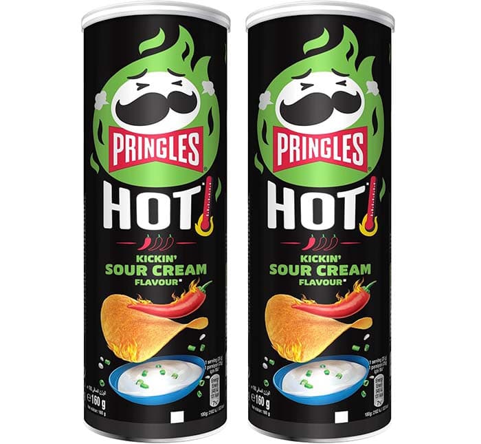 Pringles Hot Kicking Sour Cream 160 g x 2